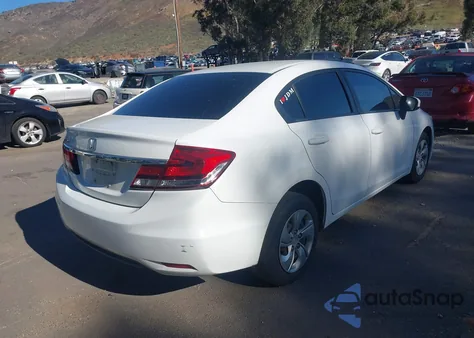 2014 Honda Civic Lx из США, поврежденный, VIN 19XFB2F52EE220998